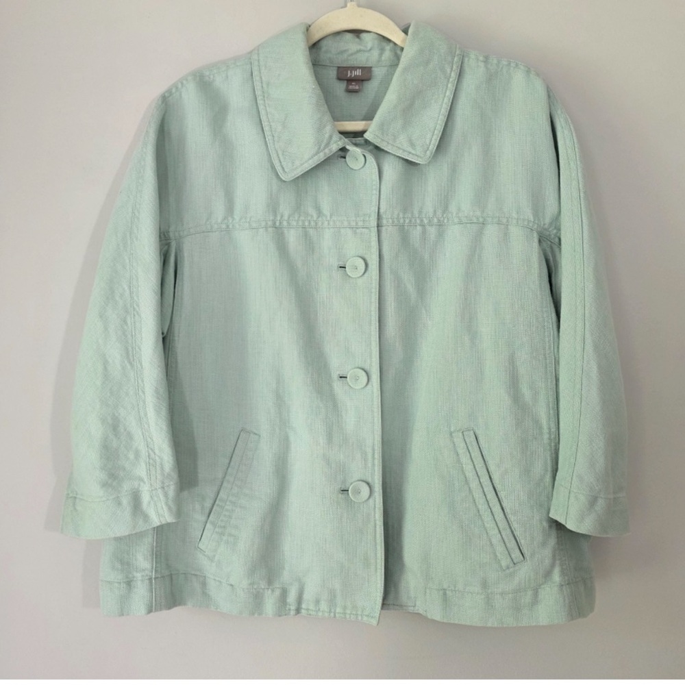 J. Jill Linen and Cotton Blend Jacket